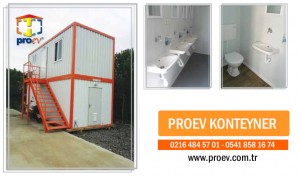 Prefabrik Wc/Duş Konteynerı