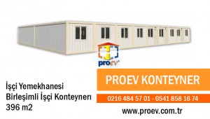 Prefabrik İşçi Yemekhane Konteynerı
